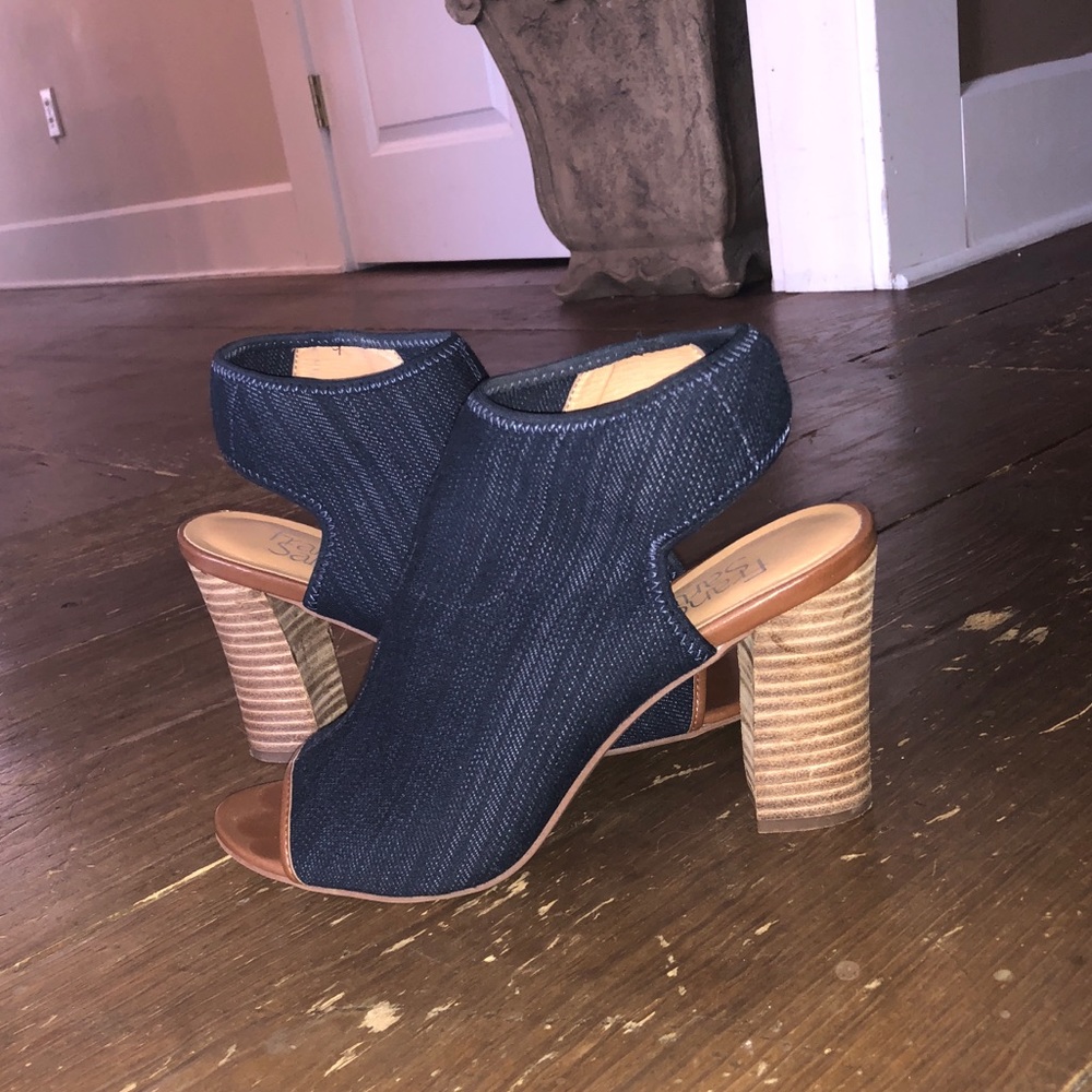 FRANCO SARTO Denim heels 😍❤️!!!
